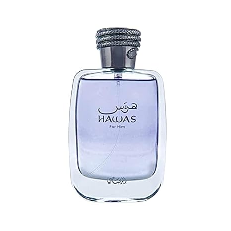 RASASI Hawas For Men - Eau de Parfum Spray 100ML (3.4 Oz), Premium Arabian Perfume for Men, A Signature Scent for Long-Lasting Fragrance - Ideal Men Perfumes For Special Occasions & Daily Elegance