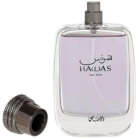 RASASI Hawas For Men - Eau de Parfum Spray 100ML (3.4 Oz), Premium Arabian Perfume for Men, A Signature Scent for Long-Lasting Fragrance - Ideal Men Perfumes For Special Occasions & Daily Elegance