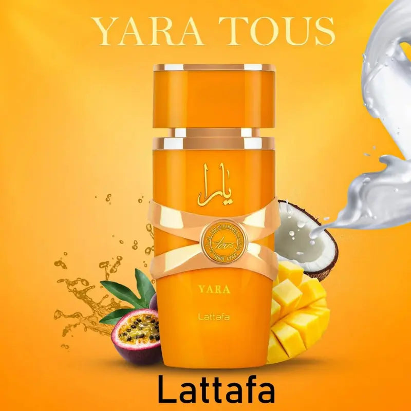 Lattafa Perfumes Yara Tous EDP-100ml (3.4Oz) By Lattafa For Women- Women’s Mango and Floral Perfume- Long Lasting Women’s Perfume Coconut Scent Fragrance Scented Aroma