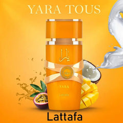 Lattafa Perfumes Yara Tous EDP-100ml (3.4Oz) By Lattafa For Women- Women’s Mango and Floral Perfume- Long Lasting Women’s Perfume Coconut Scent Fragrance Scented Aroma